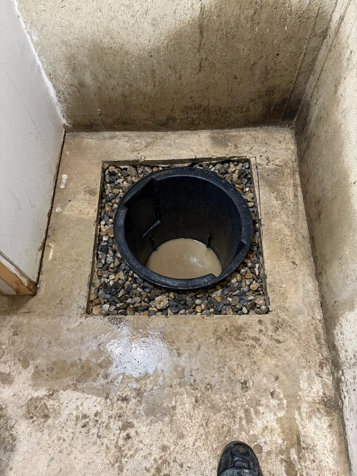 Dig and install new pit